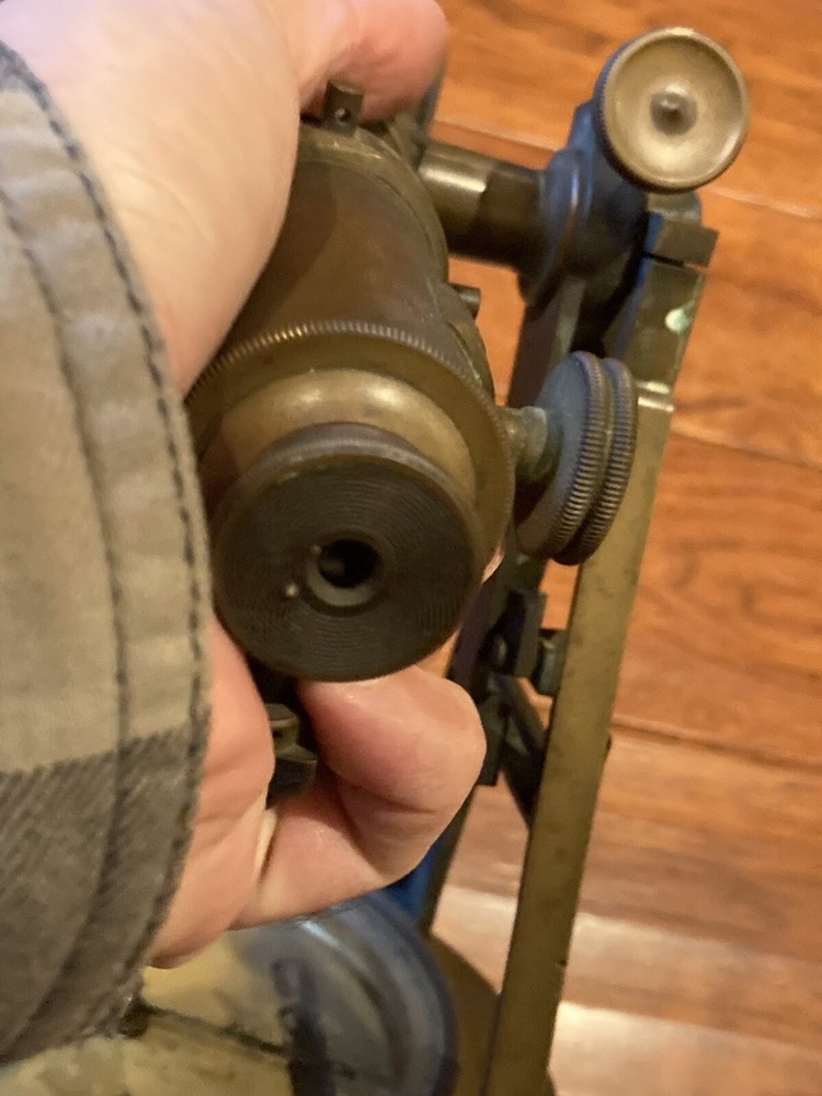WWI US Navy Navigational Theodolite, Pauth Co. Washington, DC Solid Brass