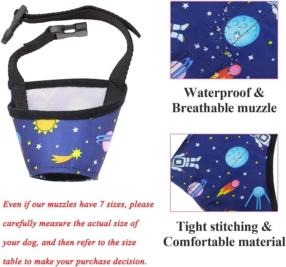 Comfortable Silicone Dog Muzzle for Long Snouts - Prevents Biting and Barking