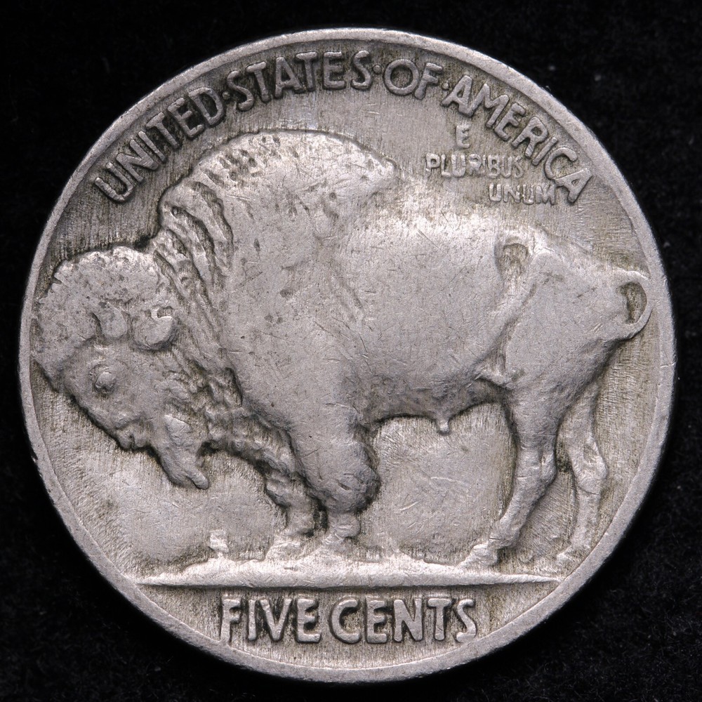 1916 2 1/2 Feather Error Buffalo Nickel CHOICE VF E539 KAG