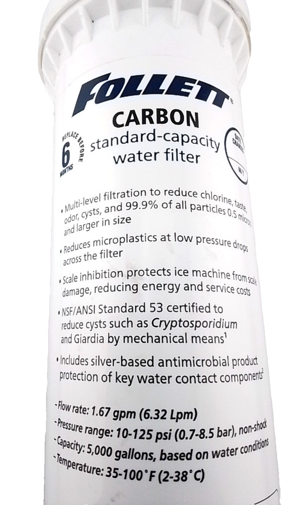Follett CARBONSTDCAPFILTER Filter, Carbon, Standard Capacity
