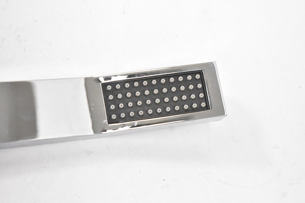 G-Promise Rectangular Shower Head Nipple Polished Chrome 1.8GPM Stainless
