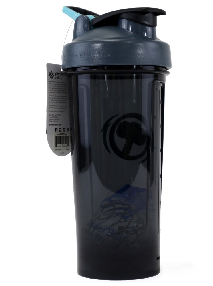 Blender Bottle Marvel Pro Hero Elite Series Thor Hammer 28oz Marvel Comics Black