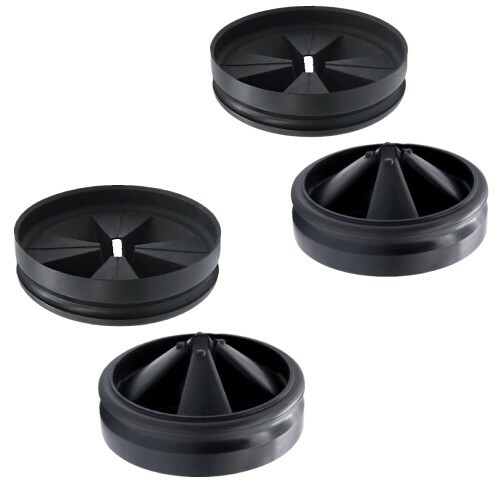 QCB-AM Garbage Disposal Splash Guards For InSinkErator Evolution Series 4 Pack