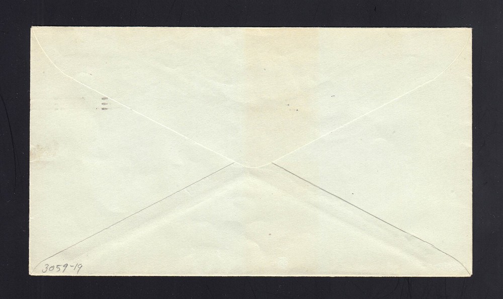 U471e, UPSS #3059-19 Mint Envelope, Type 4 surcharge - SHIFTED