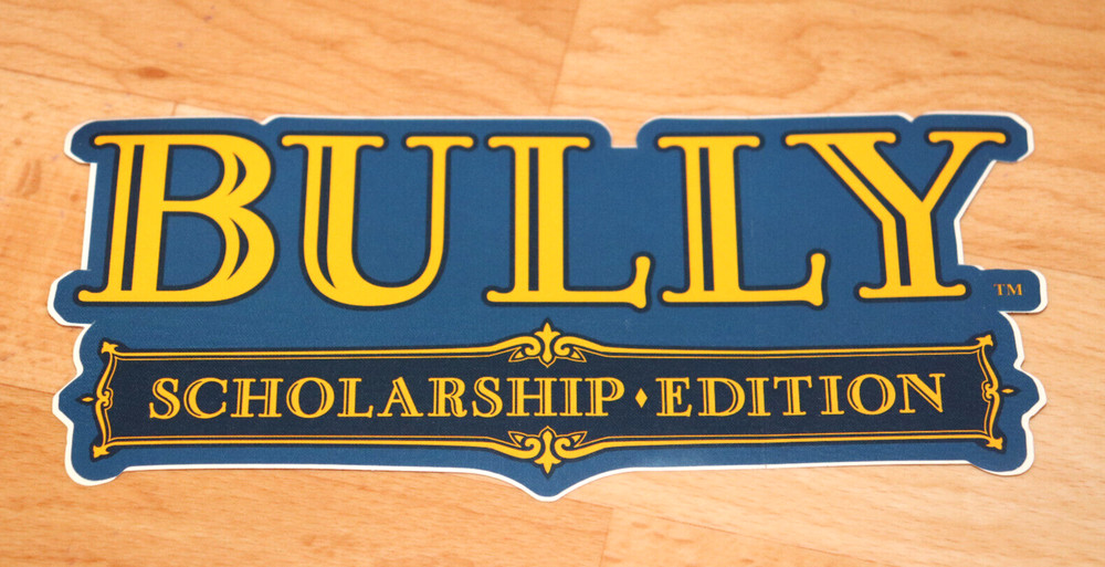 Bully Scholarship Edition Old Promo Sticker Set Gamescom PC Windows