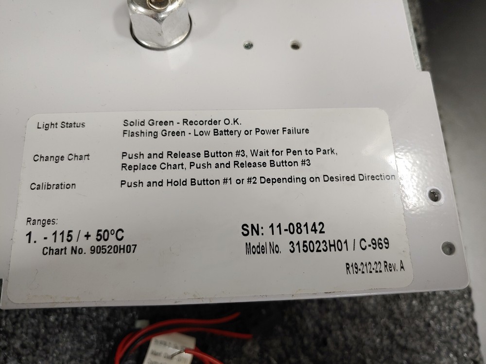 COBEX RECORDERS C-969 Inkless Single Range Skeleton Recorder