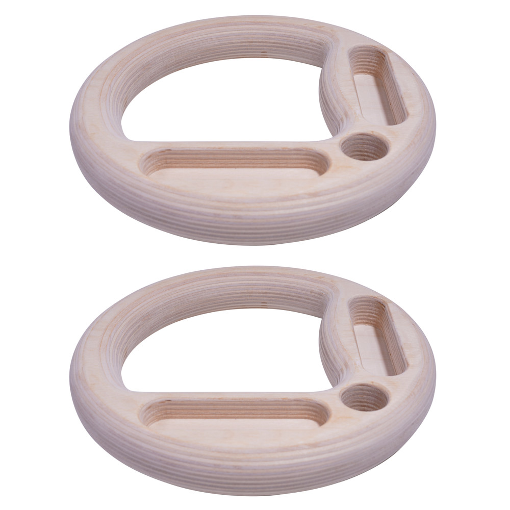 Wooden Gymnastic Hangboard Rings