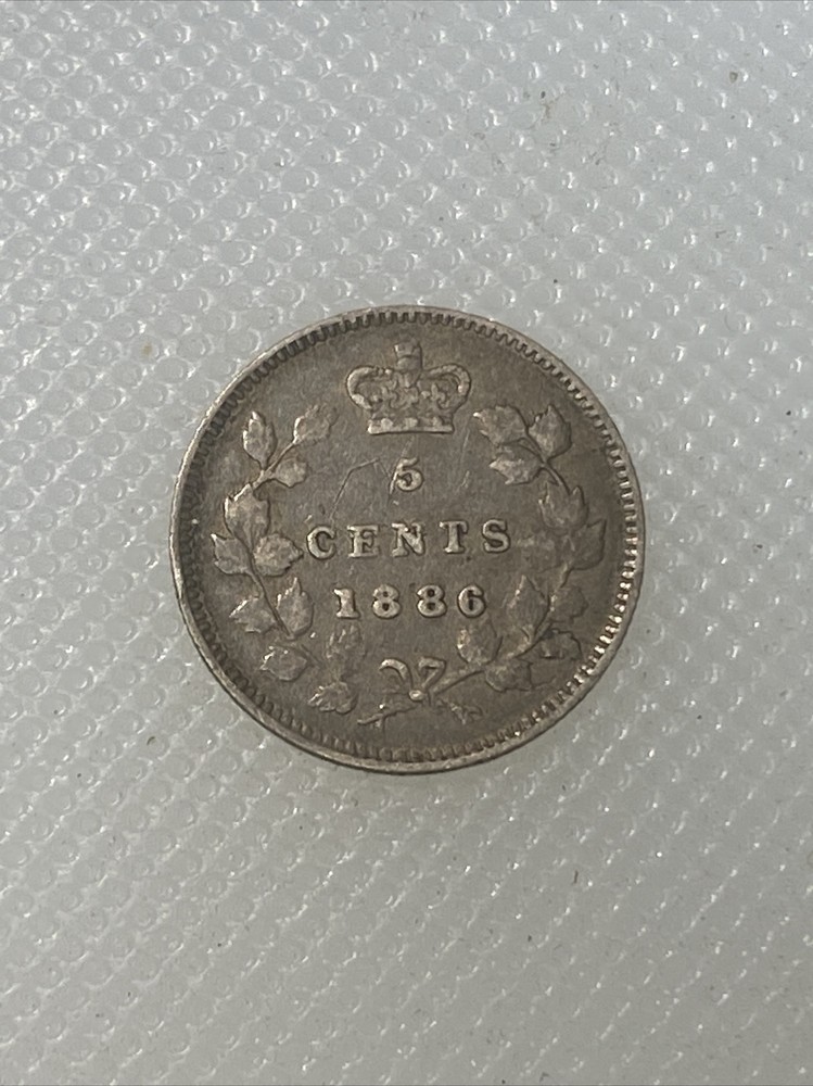 1886 Canada 5 Cents TA