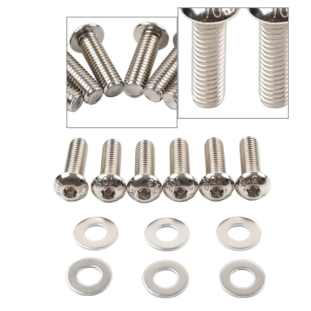 Rear Mudguard Strut Bolt Hardware Set For Harley Heritage Softail Classic FLSTC