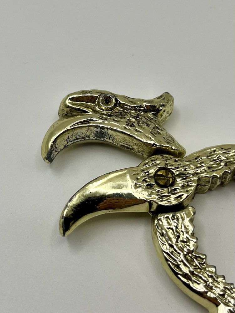 Vintage Silver Metal Eagle/Phoenix Head Handheld Nutcracker