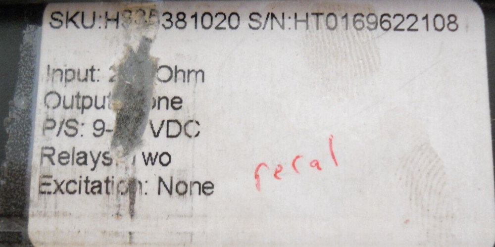 SIMPSON H335381020 DIGITAL PANEL METER 30CM