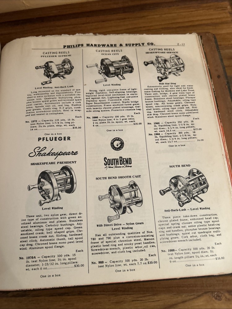 1954 PHIILIPS Hardware Tools Supplies General Catalog