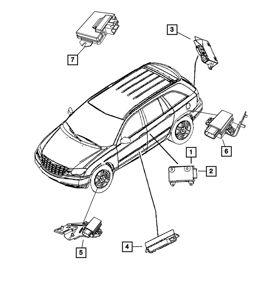 Genuine Mopar Heated Seat Module 5161272AD