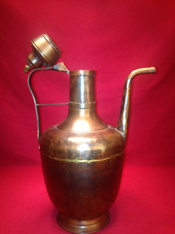 Vintage Exquisite Middle Eastern Design Large Pitcher 17"