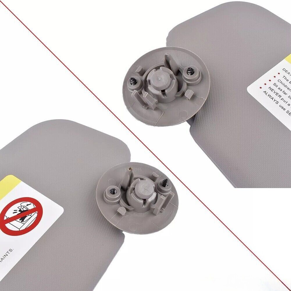 For Chevrolet Sun Visor Set Gray Driver & Passenger Side Replacement Pair