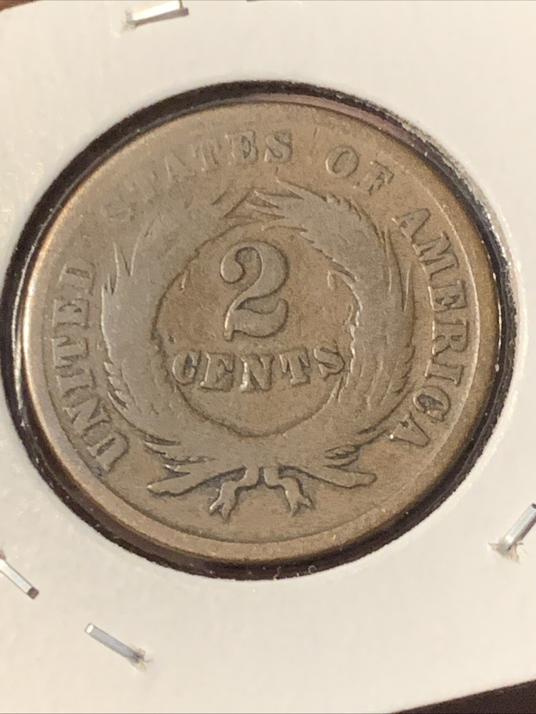 1864 Two Cent Piece Large ~ CIVIL WAR DATE ~
