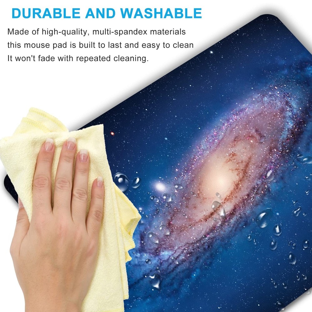 Nebula Mouse pad Small Computer Mouse pad with Personalized Galaxy Design Off...