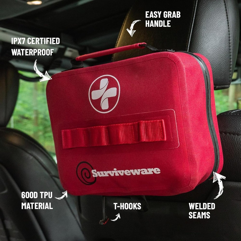 surviveware 184 piece waterproof first aid kit