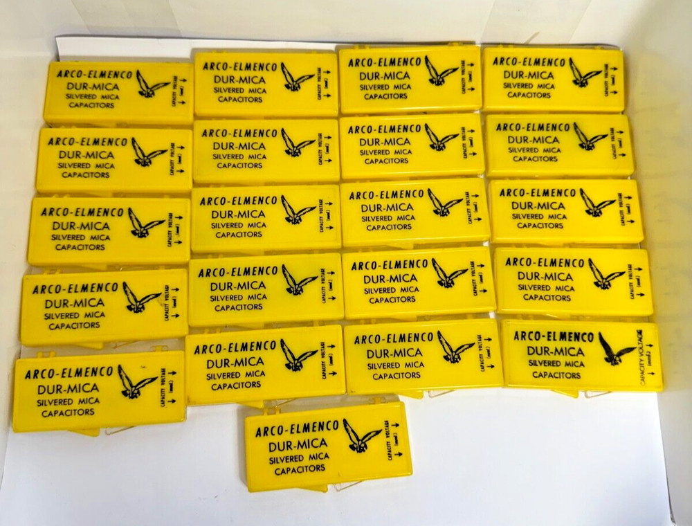 54pc Arco Elmenco Dur-Mica Silvered Mica Capacitors