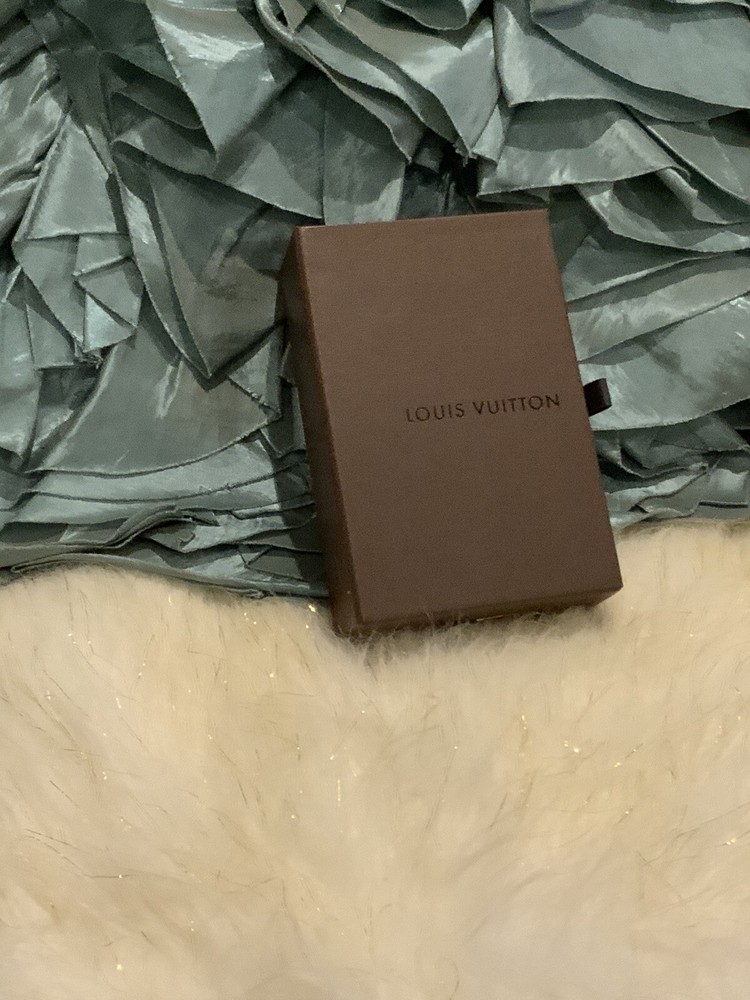Louis Vuitton Brown Box 6.5” x 3.5” Already AUTHENTICATED !!