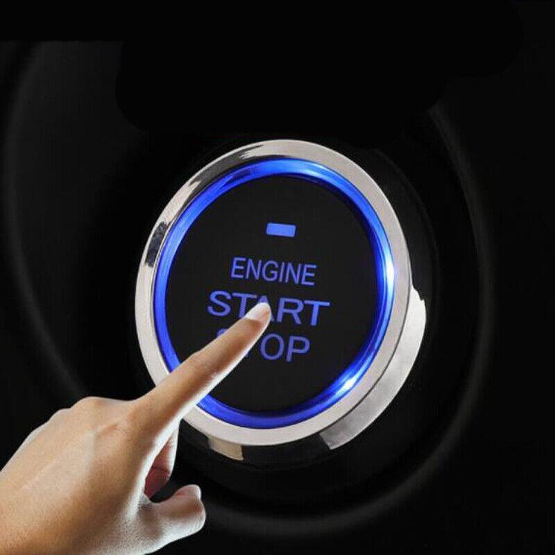 Motorcycle Engine Ignition Keyless One-button Start Anti-theft Alarm System Trim