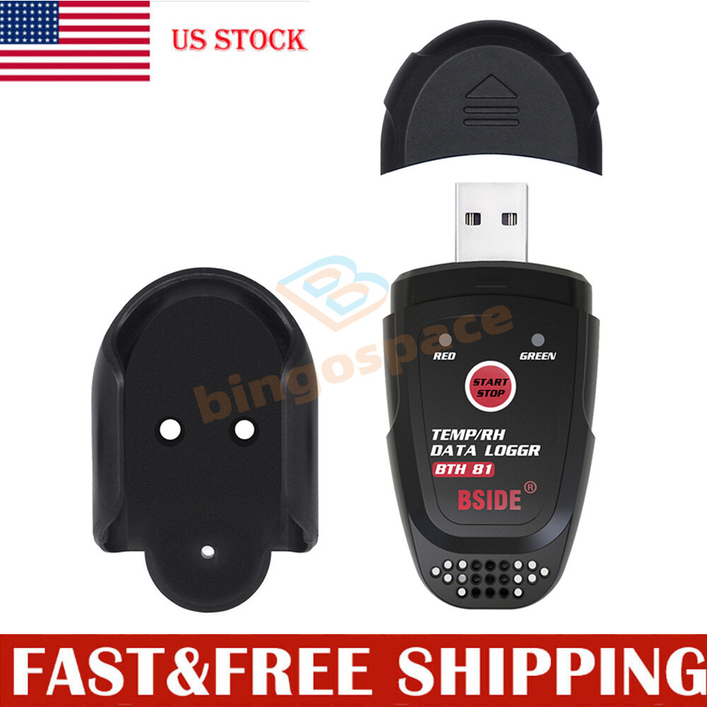 BTH81 USB Reusable Temperature Humidity Data Logger TEMP/RH Recorder USA