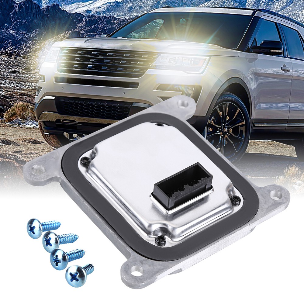 For 2016-2019 Ford Explorer Headlight Controller Fb53-13b626-B Led Module 16-19