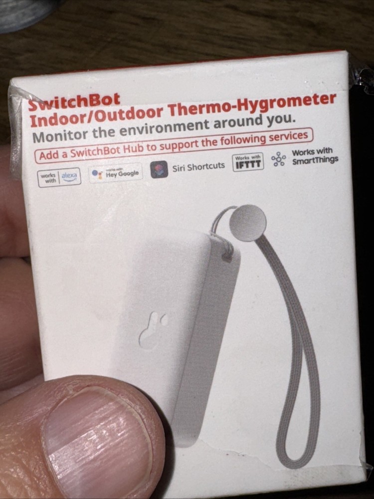 SwitchBot Thermometer Hygrometer, Bluetooth Indoor Humidity Meter for Home