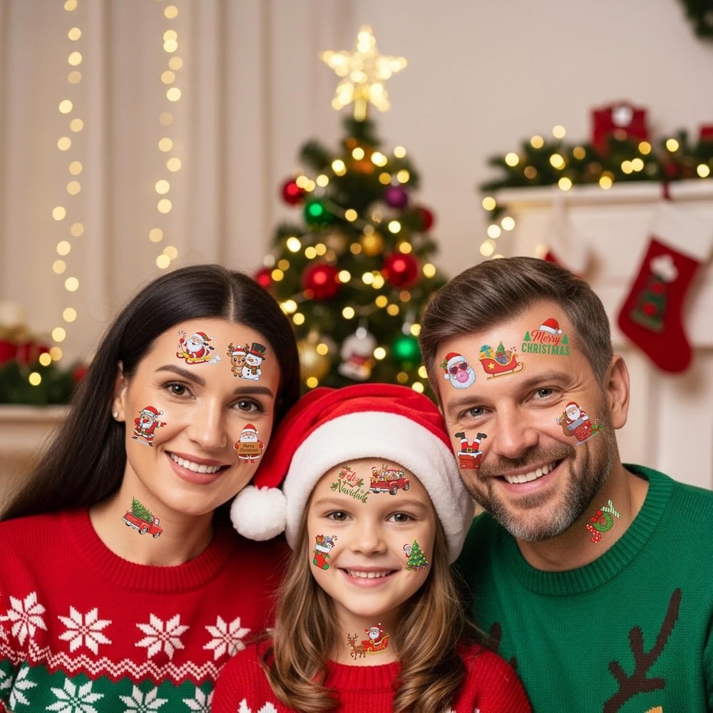 Christmas Temporary Tattoos | Medium, tattoos - V1