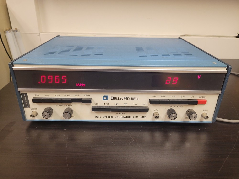 Bell & Howell Tape System Calibrator TSC 1000 Test Function Generator Tested