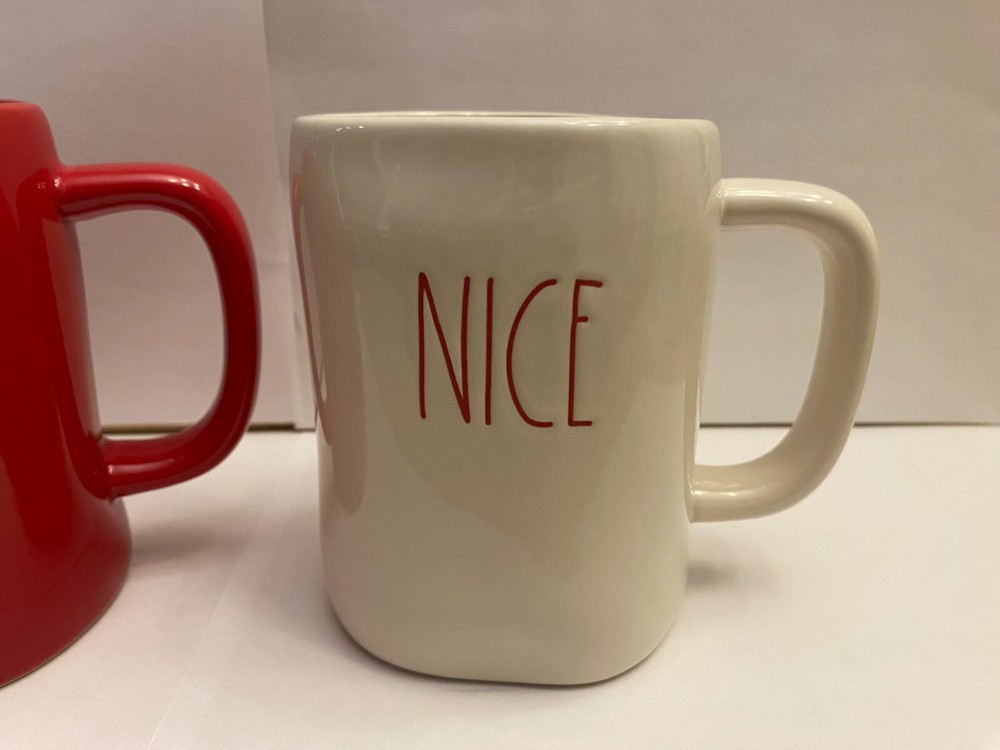 Naughty Nice Mugs by Rae Dunn