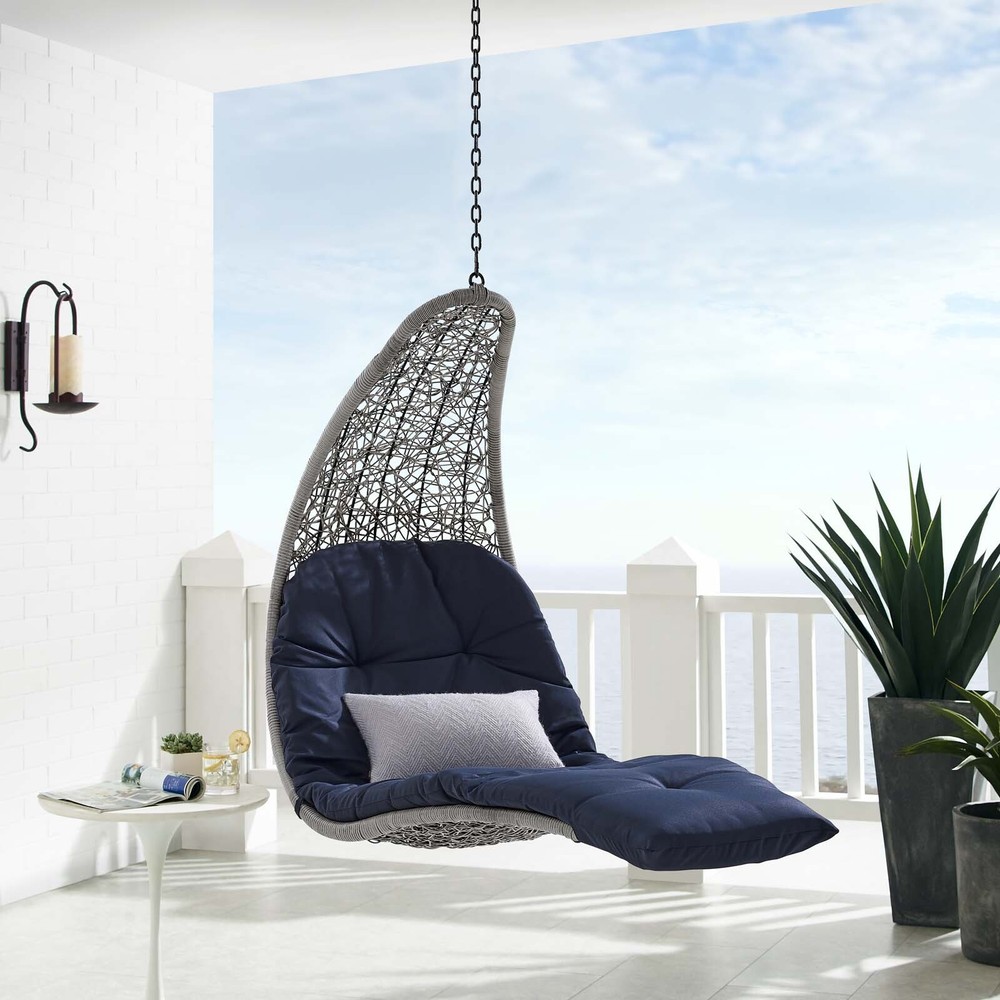 Modway Hanging Chaise Lounge Swing Chair