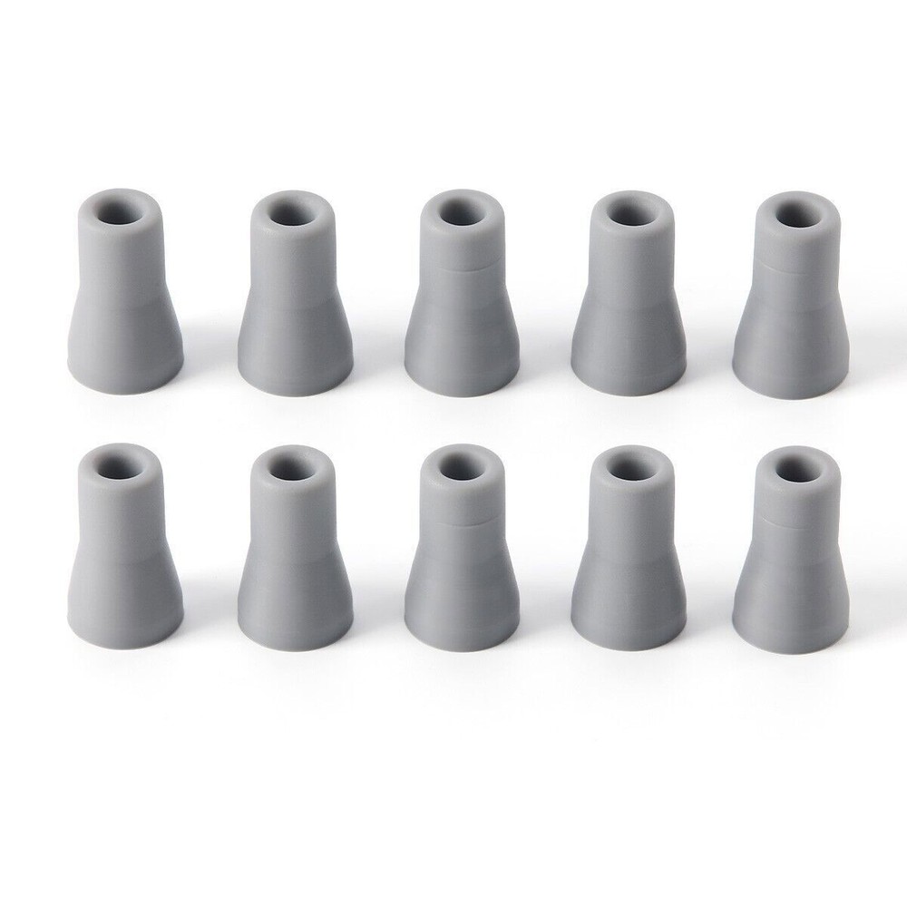 10 Pcs Dental Saliva Ejector Weak Suction Rubber Snap Tip Adapter Replacement