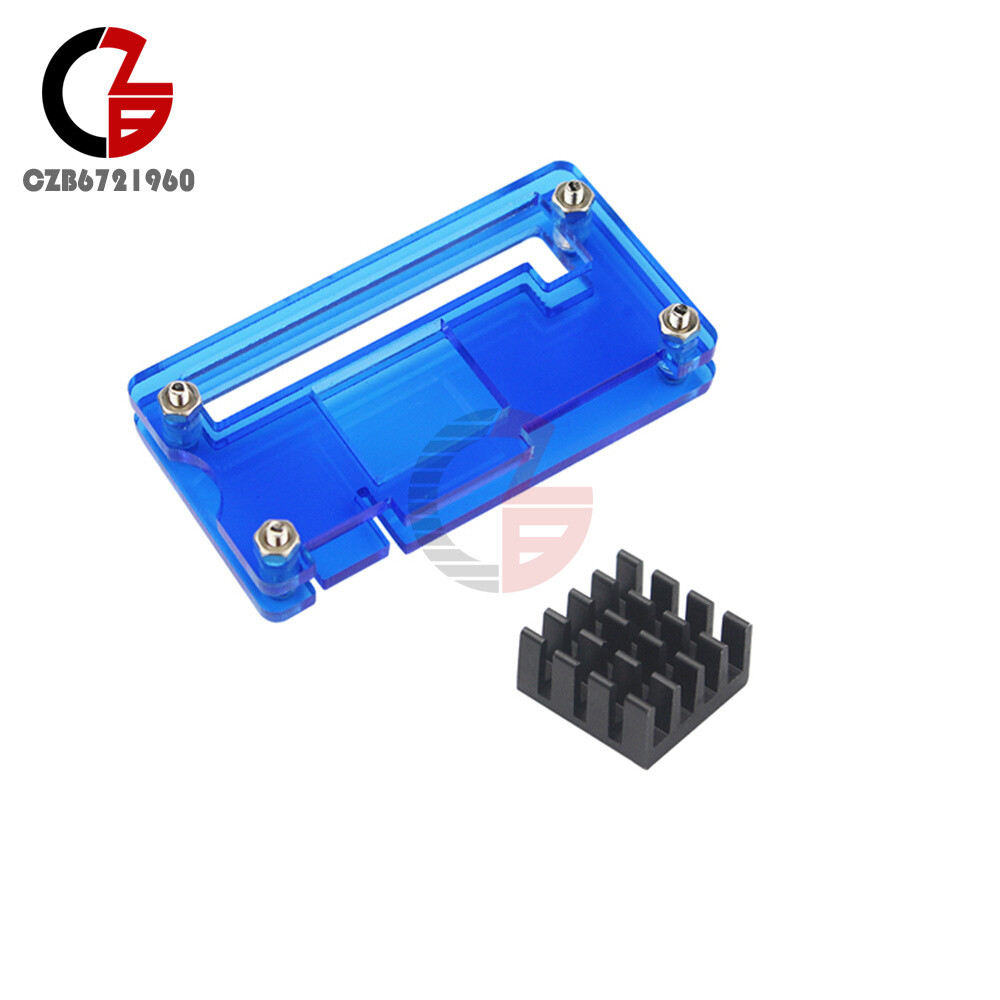 1.3/2/W/WH Acrylic Case Box Protector Shell & Heat SinK for Raspberry Pi Zero