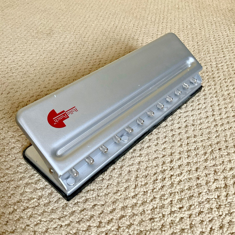 Rollabind PBS1000 Desktop Punch + 2 Notebooks + Extra Discs Starter Set