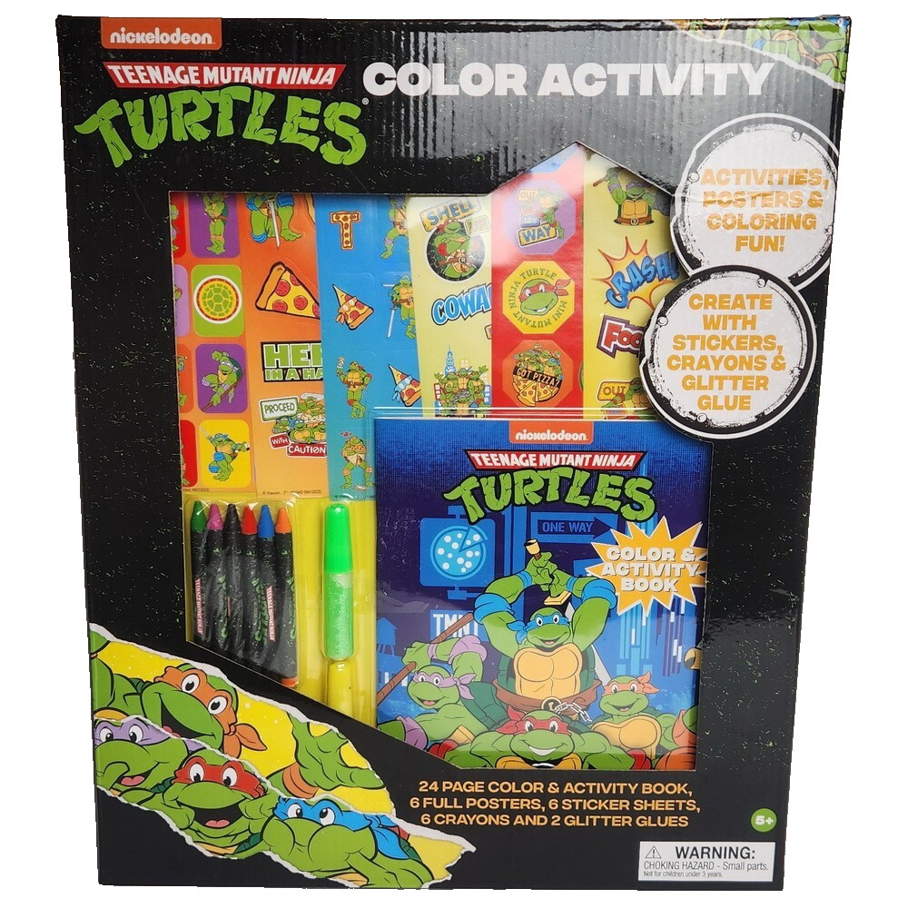 Nickelodeon TMNT Color Activity Set