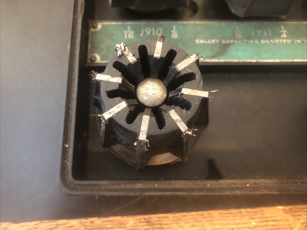 Jacobs Rubber Flex Collets J910-J914 Used Condition
