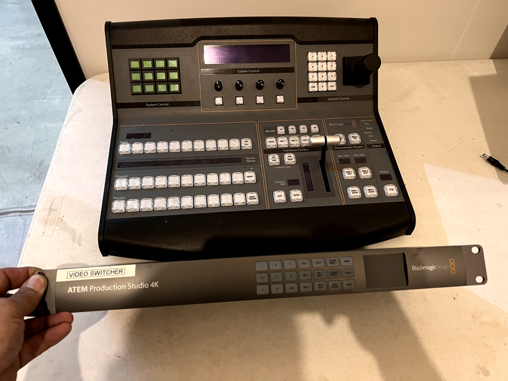 Atem 1 m/e production studio 4k with 1M/E Control Panel