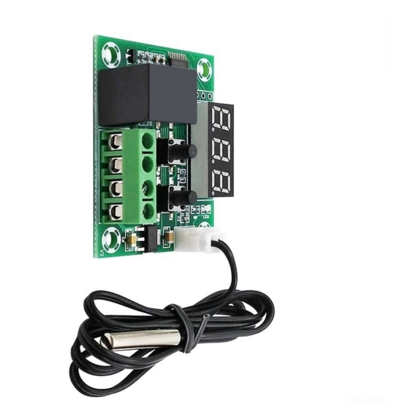 W1209 Digital Temperature Controller DC12V For Precise &Control Blue