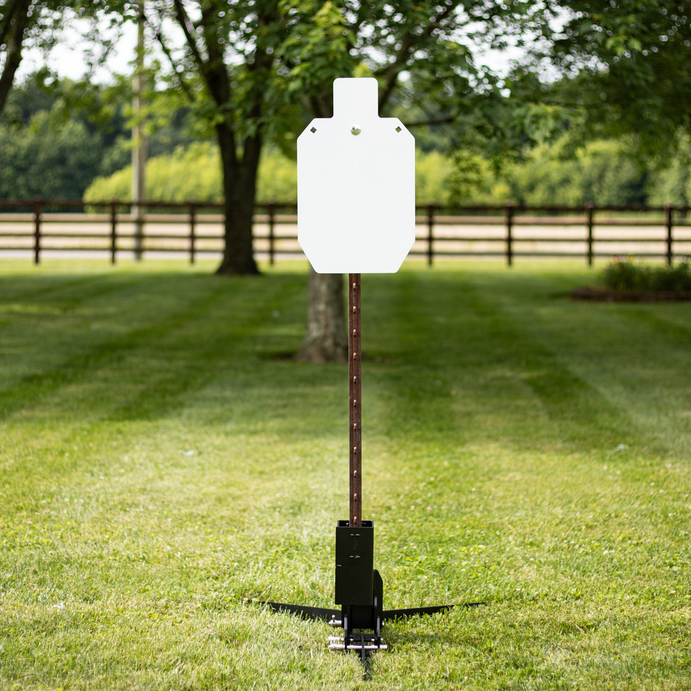Adjustable T-Post Base Steel Target Mount