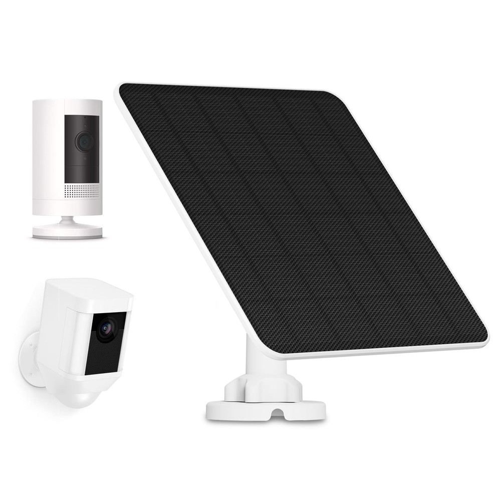 Solar Panel for Ring Camera, 5W Charger Stick Up Cam,...
