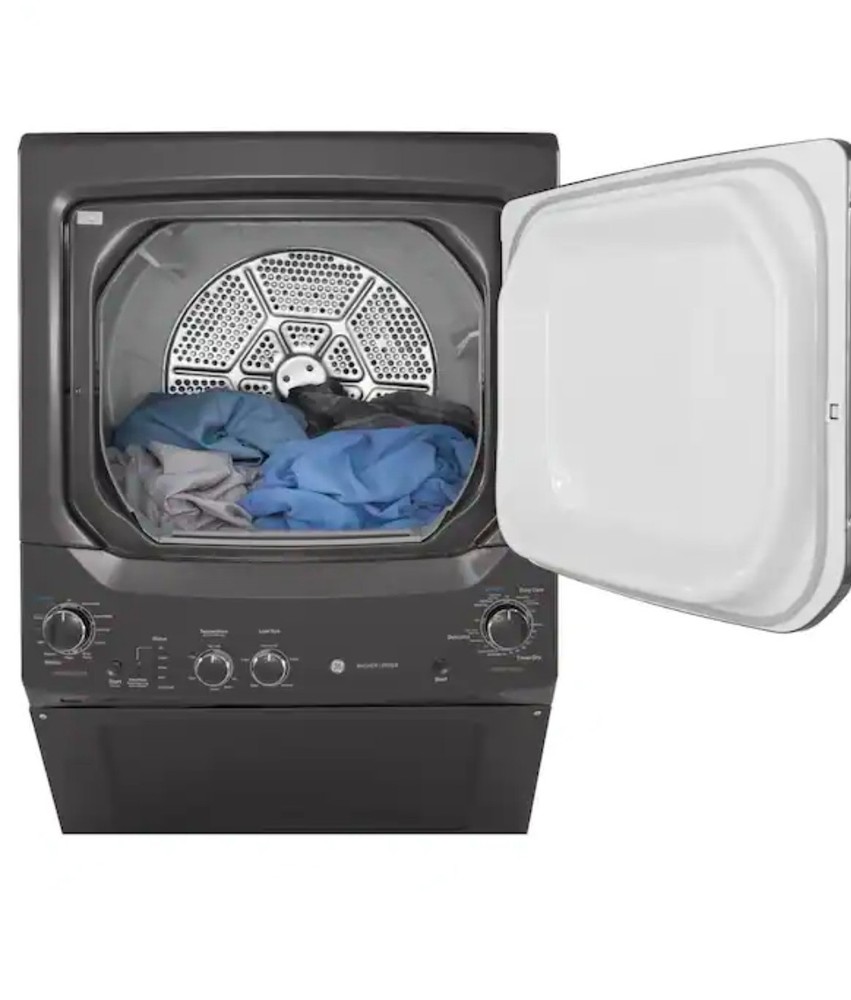 washer and drier GE ,brand new stackable. Diamond Grey