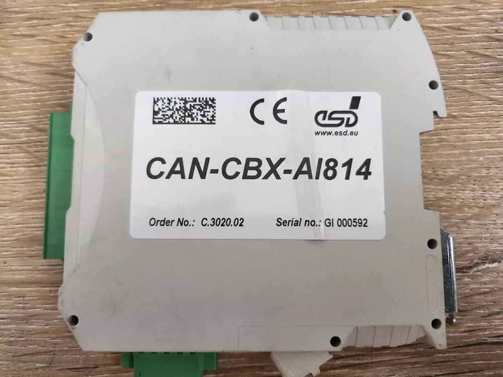 CAN-CBX-AI814 8 A/D Converter Inputs