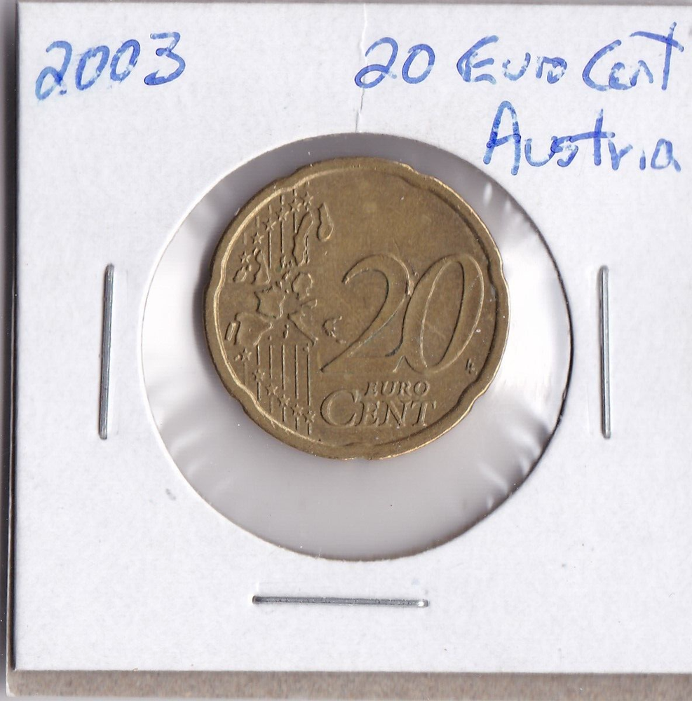 2003 Austria 20 Eurocent