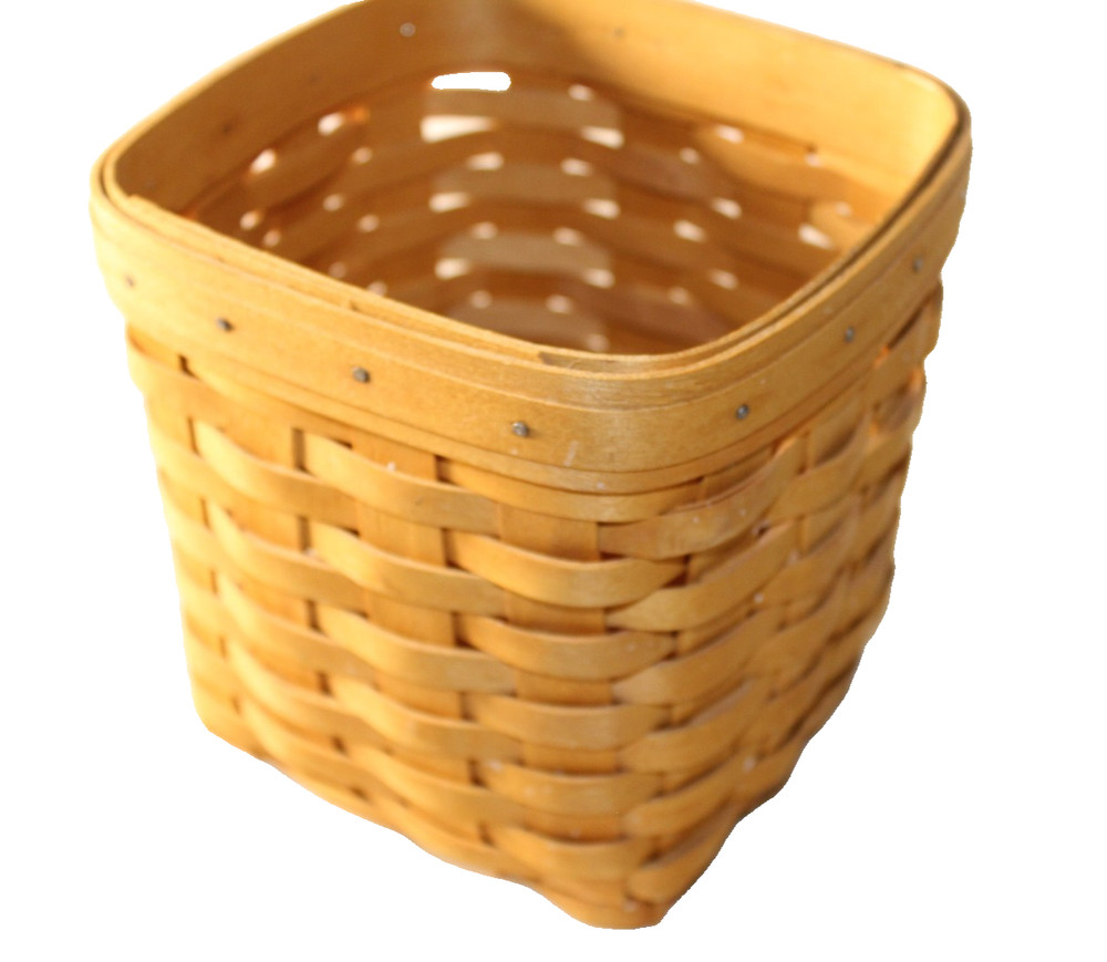 2000 Longaberger Warm Brown Square Basket