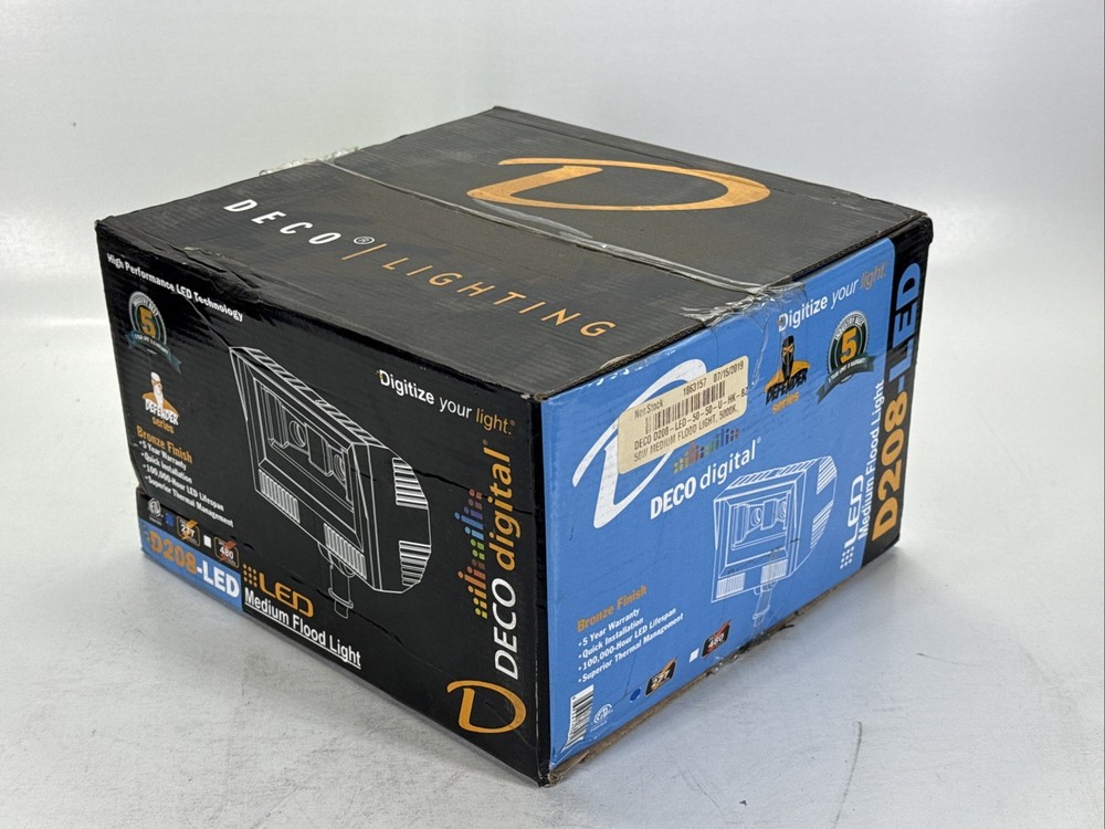 Deco Digital Lighting D208-LED5050UHKBZ Medium Flood Light