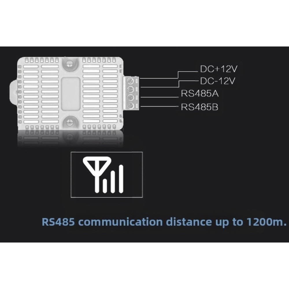 Rail Mount Temperature Humidity Transmitter Sensor for For office Environment