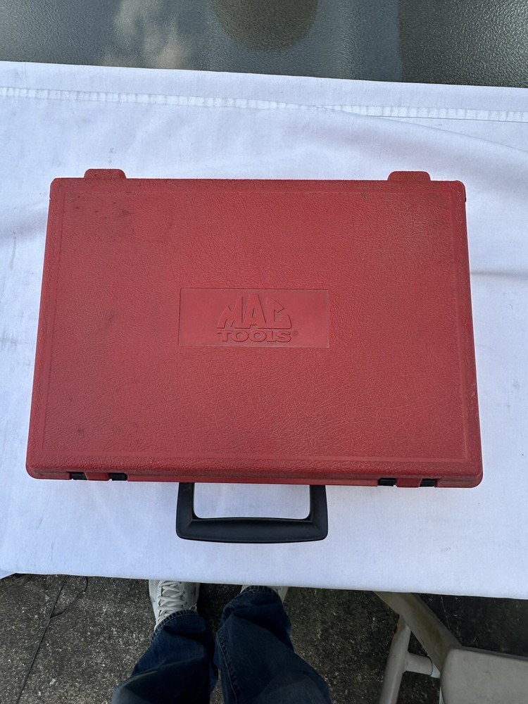 MAC TOOLS HEAVY DUTY PNEUMATIC REVERSIBLE AIR DRILL #AD800 W/case