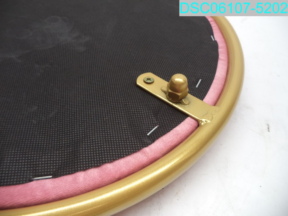 Replacement Pink Velvet Cushion 14-1/2" D