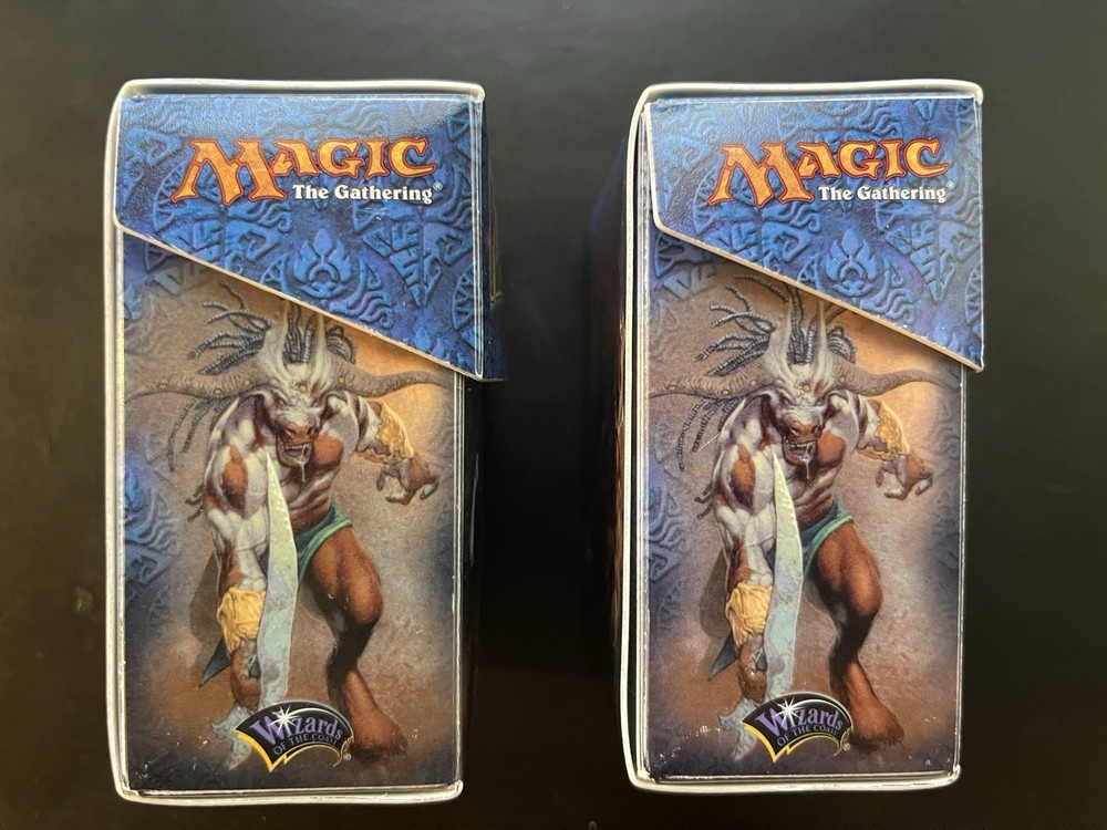 2x MTG Magic the Gathering Planeshift Vintage Plastic Deck Box 2001